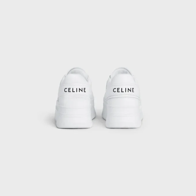 Block Sneakers with Wedge Outsole in Calfskin Block Sneakers with Wedge Outsole in Calfskin