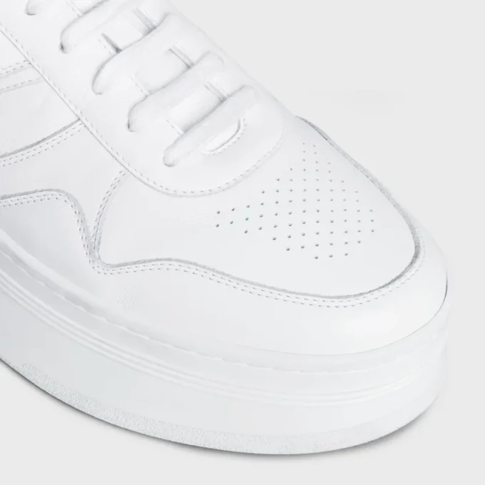 Block Sneakers with Wedge Outsole in Calfskin Block Sneakers with Wedge Outsole in Calfskin