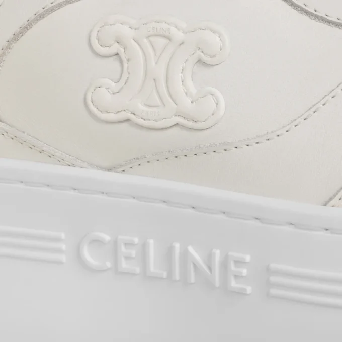 Block Wedge Sneaker in Calfskin Block Wedge Sneaker in Calfskin