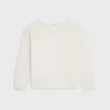 Boatneck Sweater in Wool and Cashmere Boatneck Sweater in Wool and Cashmere