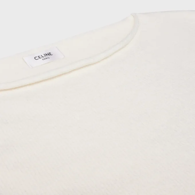 Boatneck Sweater in Wool and Cashmere Boatneck Sweater in Wool and Cashmere