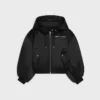 Bomber Jacket in Cotton Satin Bomber Jacket in Cotton Satin
