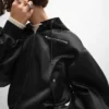 Bomber Jacket in Cotton Satin Bomber Jacket in Cotton Satin