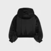 Bomber Jacket in Cotton Satin Bomber Jacket in Cotton Satin