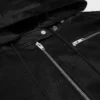 Bomber Jacket in Cotton Satin Bomber Jacket in Cotton Satin