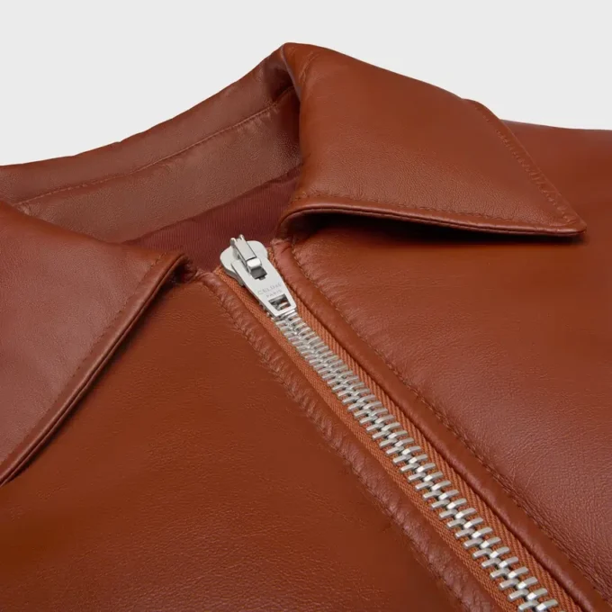 Bomber Jacket in Soft Lambskin Bomber Jacket in Soft Lambskin