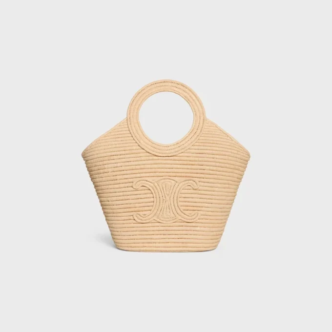 Braided Panier in Raffia