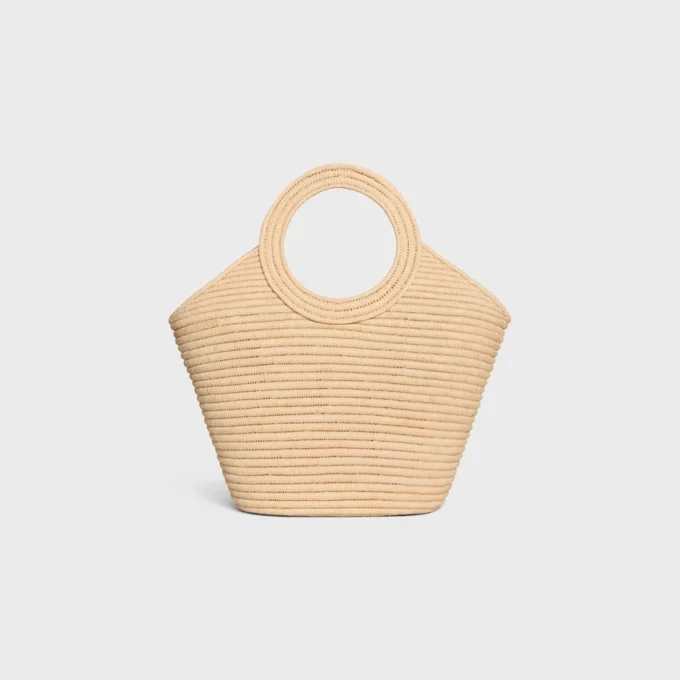 Braided Panier in Raffia
