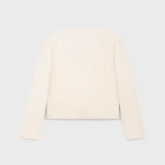 Brompton Jacket in Wool Silk Gabardine