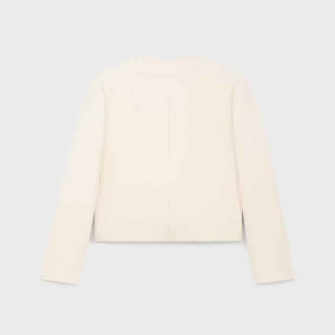 Brompton Jacket in Wool Silk Gabardine Brompton Jacket in Wool Silk Gabardine