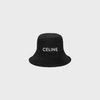 Bucket Hat in Raffia