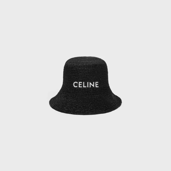 Bucket Hat in Raffia