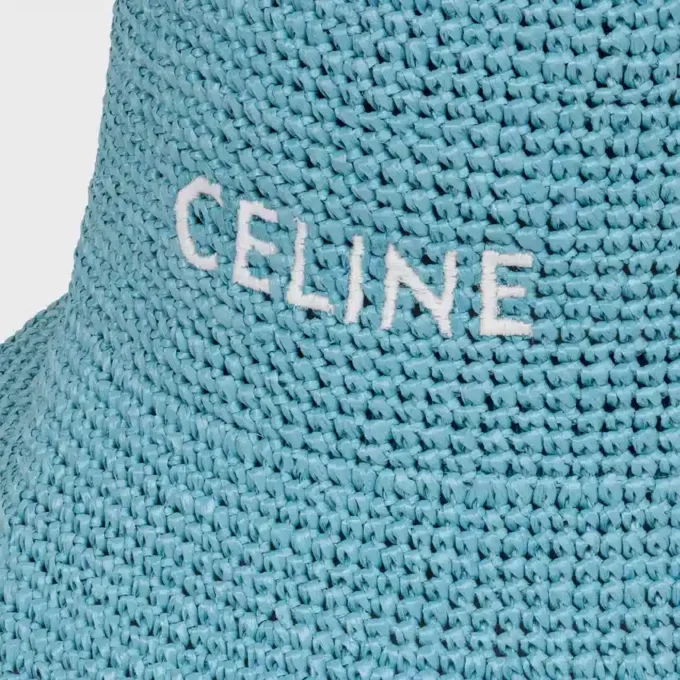 Bucket Hat in Raffia