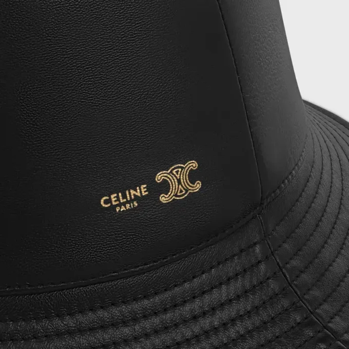 Bucket Hat in Soft Lambskin