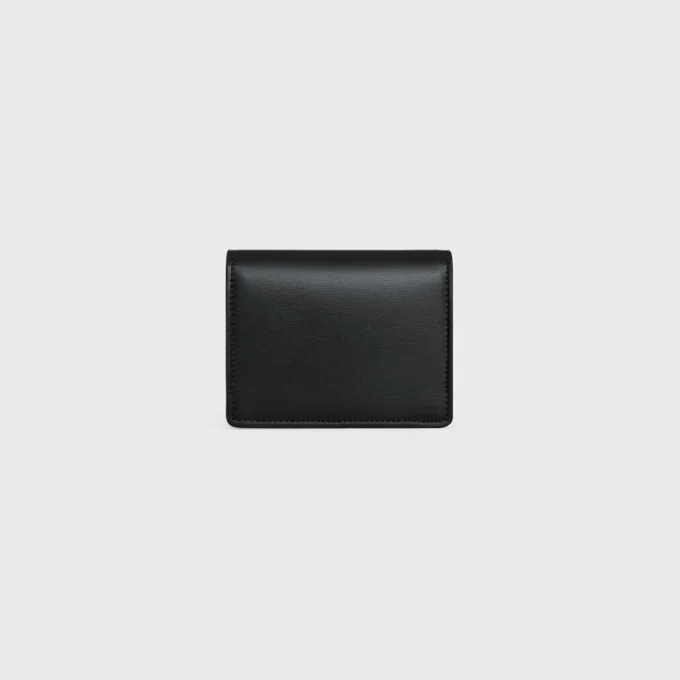 Business Card Holder Triomphe in Shiny Calfskin