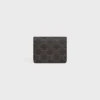 Business Card Holder Triomphe in Triomphe Canvas and Lambskin