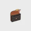 Business Card Holder Triomphe in Triomphe Canvas and Lambskin