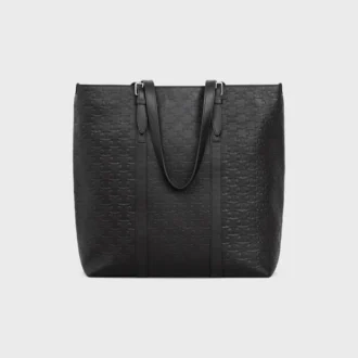 Cabas with Buckle in Calfskin with Triomphe Embossed