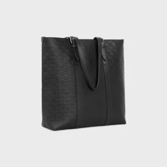 Cabas with Buckle in Calfskin with Triomphe Embossed