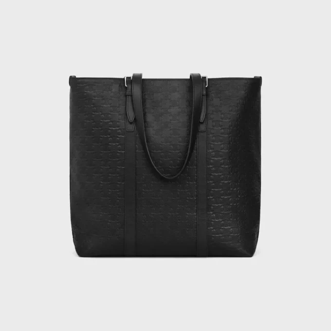 Cabas with Buckle in Calfskin with Triomphe Embossed Cabas with Buckle in Calfskin with Triomphe Embossed