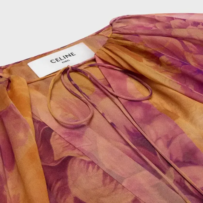 Caftan Dress in Silk Muslin Caftan Dress in Silk Muslin