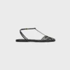 Cage Flat Sandal in Goatskin Cage Flat Sandal in Goatskin