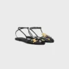 Cage Flat Sandal in Goatskin Cage Flat Sandal in Goatskin