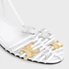 Cage Flat Sandal in Goatskin Cage Flat Sandal in Goatskin