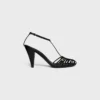 Cage Heeled Sandal in Goatskin Cage Heeled Sandal in Goatskin