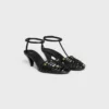 Cage Heeled Sandal in Goatskin Cage Heeled Sandal in Goatskin