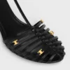 Cage Heeled Sandal in Goatskin Cage Heeled Sandal in Goatskin