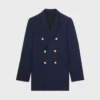 Camden Jacket in Wool Gabardine
