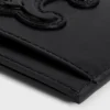 Card Holder Cuir Triomphe in Shiny Calfskin