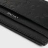 Card Holder in Calfskin with Triomphe Embossed