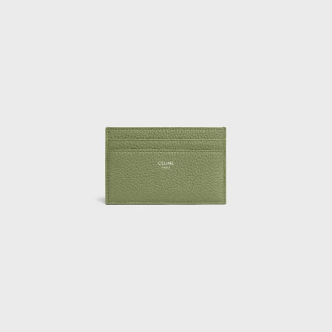 Card Holder in Grained Calfskin