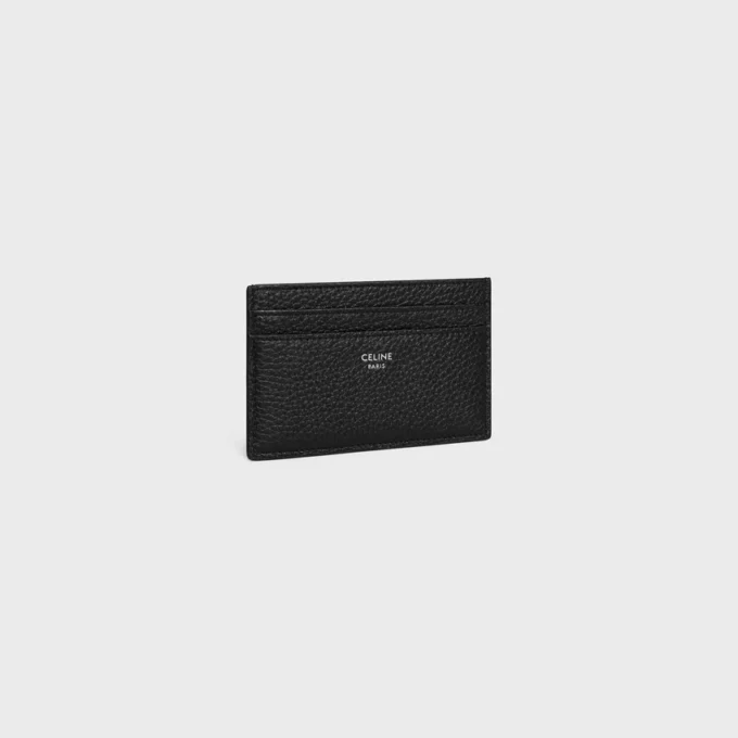 Card Holder in Grained Calfskin