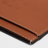 Card Holder in Natural Calfskin with Triomphe Embossed Card Holder in Natural Calfskin with Triomphe Embossed