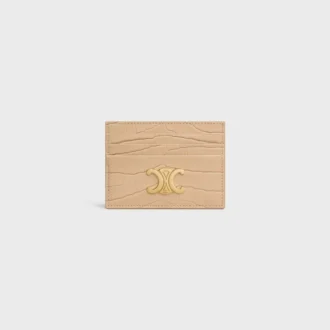Card Holder Triomphe in Niloticus Crocodile