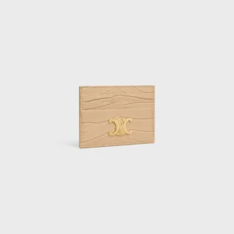 Card Holder Triomphe in Niloticus Crocodile