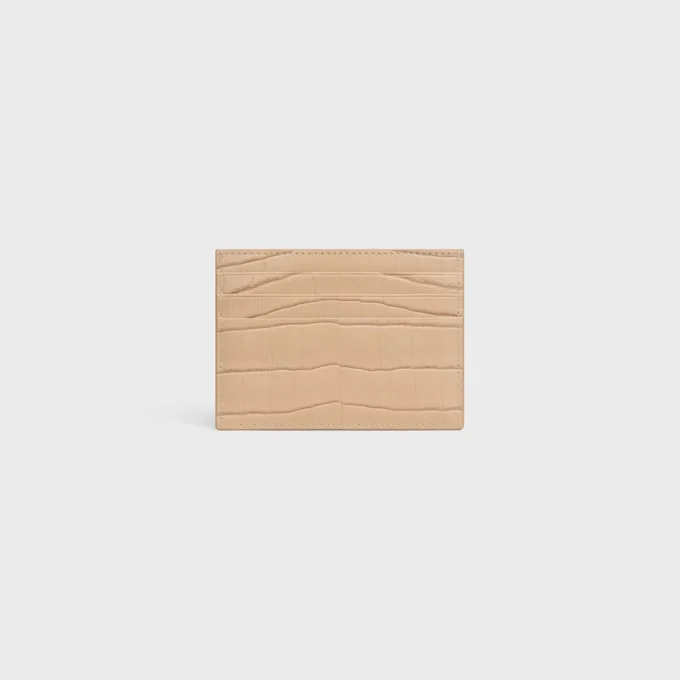 Card Holder Triomphe in Niloticus Crocodile Card Holder Triomphe in Niloticus Crocodile