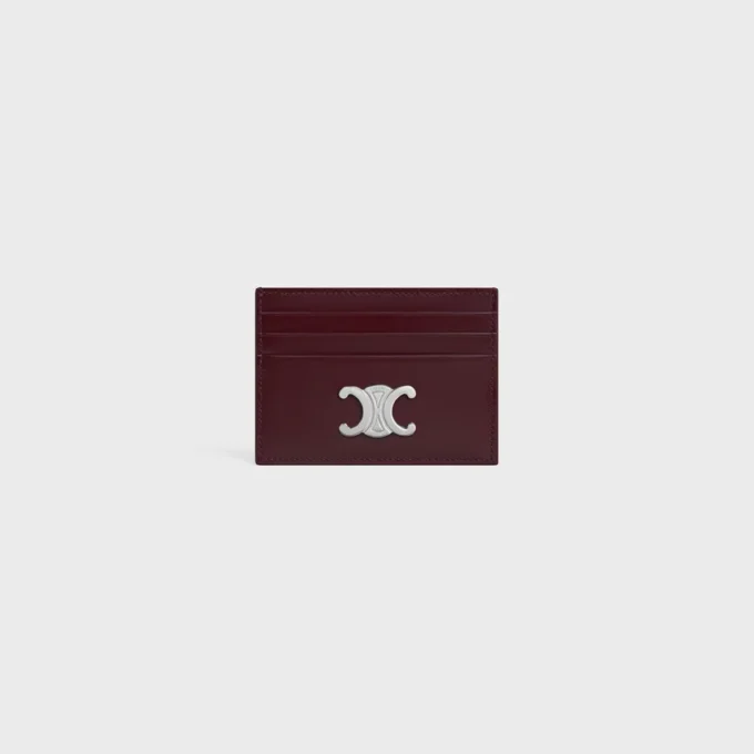 Card Holder Triomphe in Shiny Calfskin Card Holder Triomphe in Shiny Calfskin