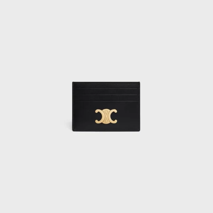 Card Holder Triomphe in Shiny Calfskin Card Holder Triomphe in Shiny Calfskin