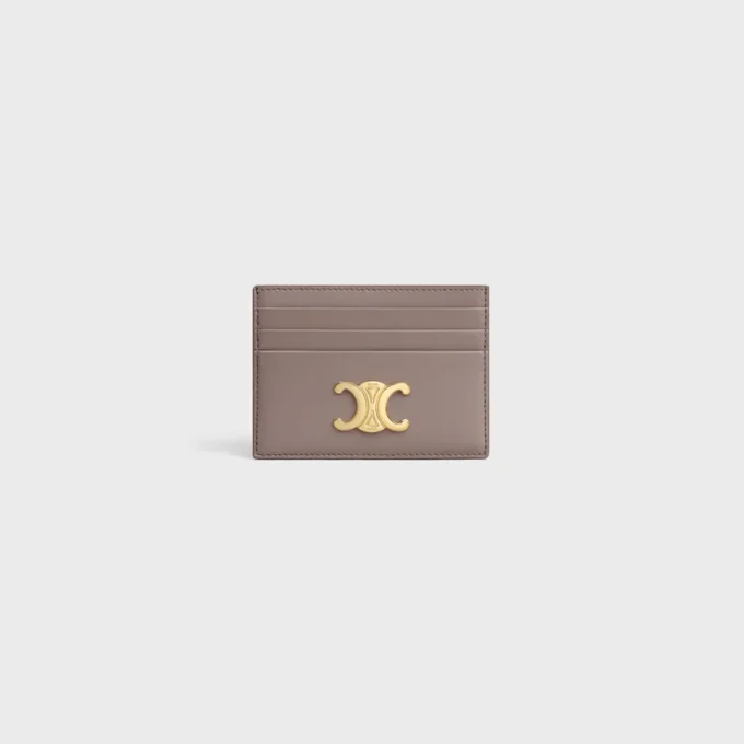 Card Holder Triomphe in Shiny Calfskin Card Holder Triomphe in Shiny Calfskin