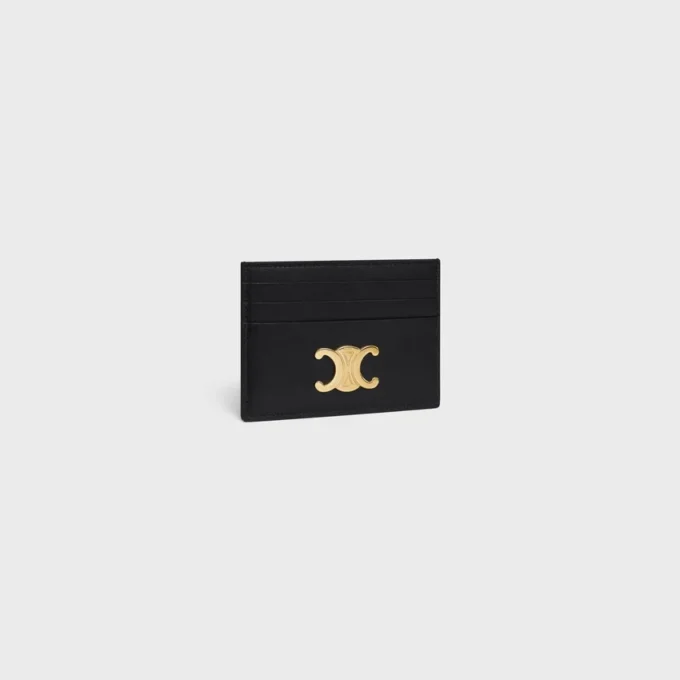 Card Holder Triomphe in Shiny Calfskin Card Holder Triomphe in Shiny Calfskin