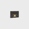 Card Holder Triomphe in Triomphe Canvas Card Holder Triomphe in Triomphe Canvas