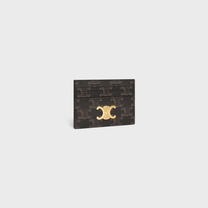 Card Holder Triomphe in Triomphe Canvas Card Holder Triomphe in Triomphe Canvas