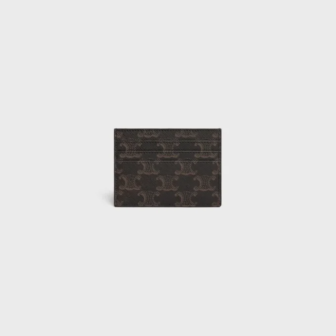 Card Holder Triomphe in Triomphe Canvas Card Holder Triomphe in Triomphe Canvas
