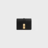Card Holder with Flap 16 in Satinated Calfskin Card Holder with Flap 16 in Satinated Calfskin