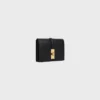 Card Holder with Flap 16 in Satinated Calfskin Card Holder with Flap 16 in Satinated Calfskin