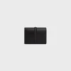 Card Holder with Flap 16 in Satinated Calfskin Card Holder with Flap 16 in Satinated Calfskin